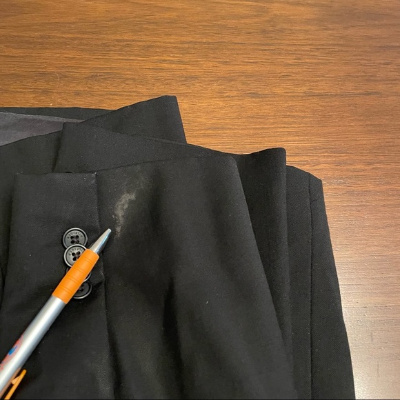 Tommy Hilfiger Mens Two Button Blazer Blue Lined Notch 41R FLAW Stain - Picture 11 of 13